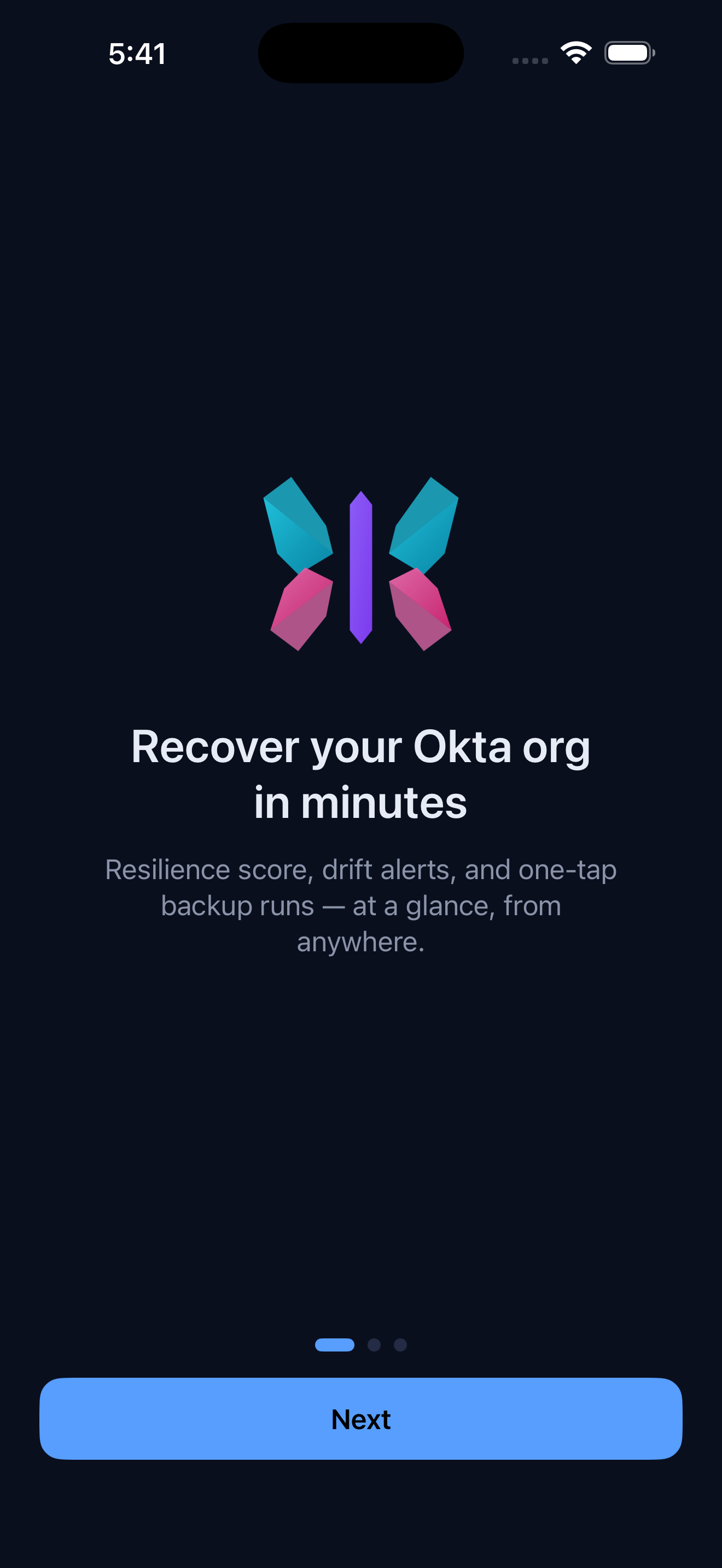 Butterfly Security on iPhone